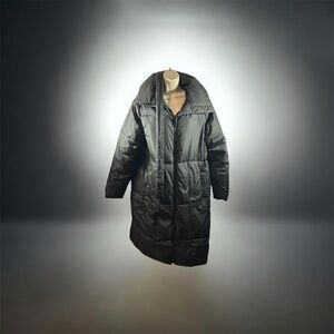 JCREW Black Puffer Coat with blemish see pics